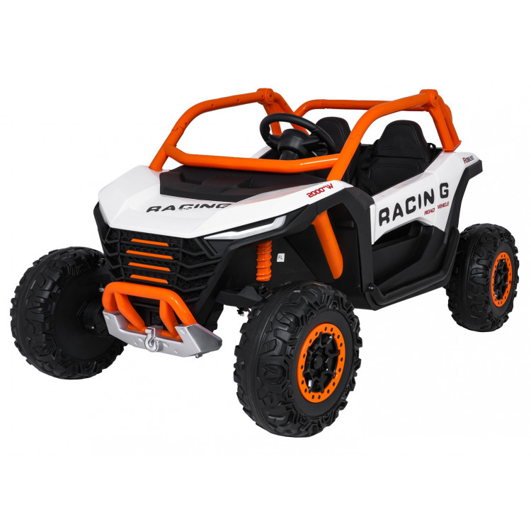 Elektrická Bugina - Racing Road 2000 - biela